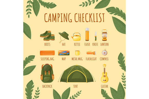 Camping Checklist Infographic Template: Visualizing Outdoor Essentials