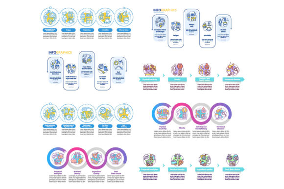 Diabetes Prevention Tips Infographic Set: Visualizing Health for Better Outcomes
