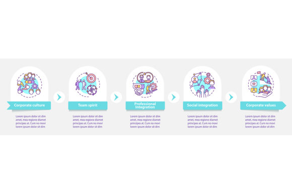 Rules of Company Vector Infographic Design Guide