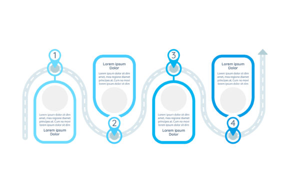 Streamlining Travel Logistics with Planning Road Trip Vector Infographic Templates